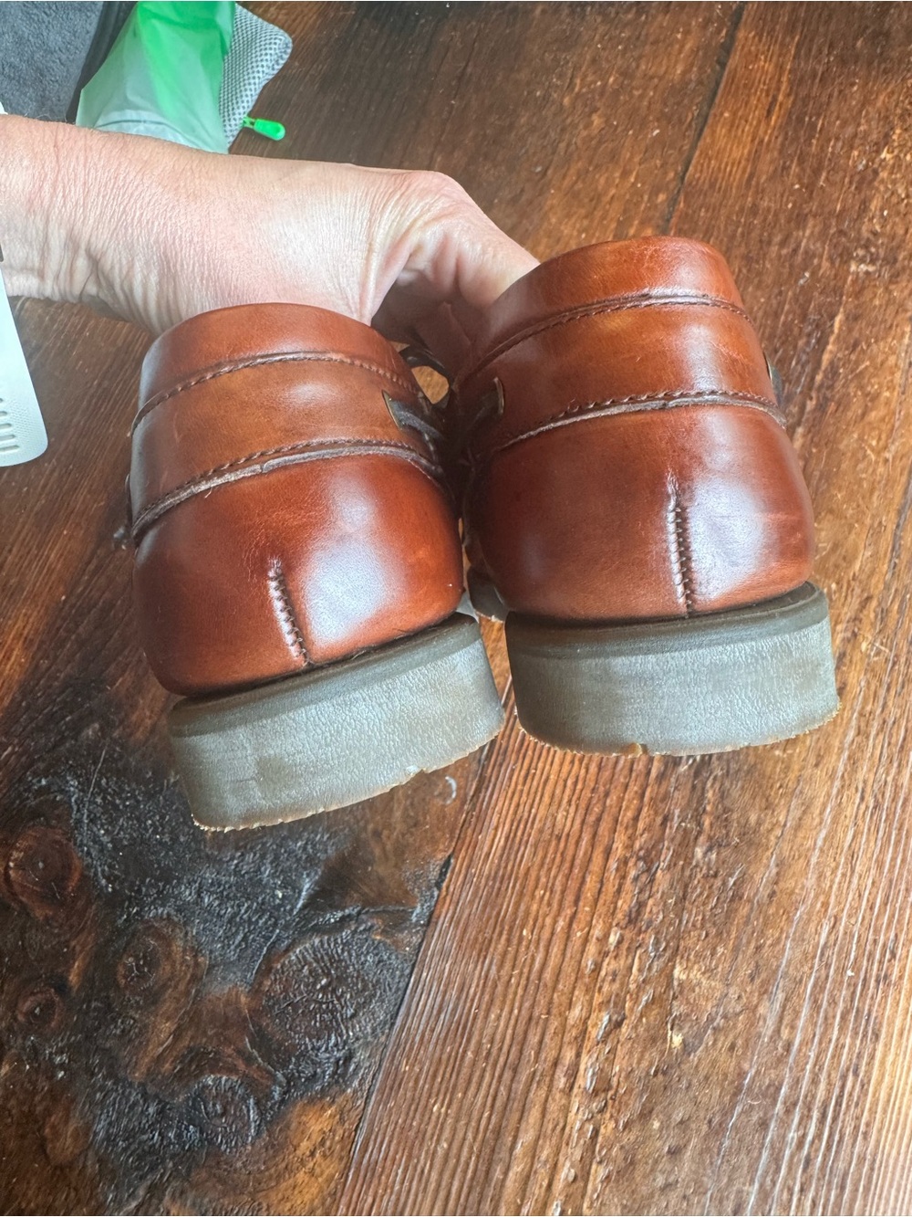 VTG Sebago Capehorn Boat Shoes Made in USA Deadstock NWT‎ Men 7W Women 8.5/9 - Picture 2 of 6